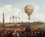 IBBETSON, Julius Caesar George Biggins' Ascent in Lunardi' Balloon sf